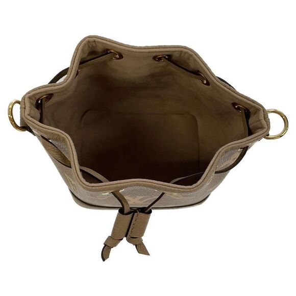 Louis Vuitton Shoulder Bag Bicolor Monogram Implant Nano Noe Handbag - Picture 5 of 6